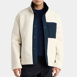 Galeries Lafayette Sherpa Reversible Bomber Jacket Men’s Size XXL Like New